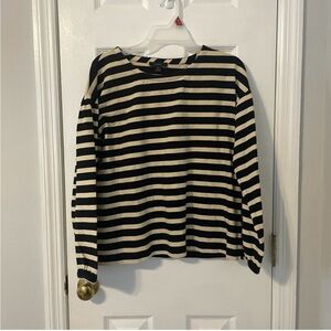 J Crew Striped Sweater Sweat Shirt